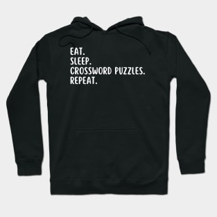 Eat Sleep Crossword Puzzles Hoodie